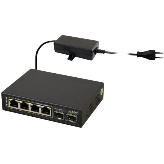 Obrázok pre SWITCH POE 4+2SFP PULSAR SFG64