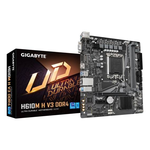 Obrázok pre GIGABYTE H610M H V3 DDR4 základní deska Intel H610 Express LGA 1700 Micro ATX