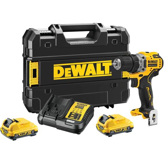 Obrázok pre DeWALT DCD701D2-QW AKU/rázový šroubovák 1500 ot/min Černá, Žlutá