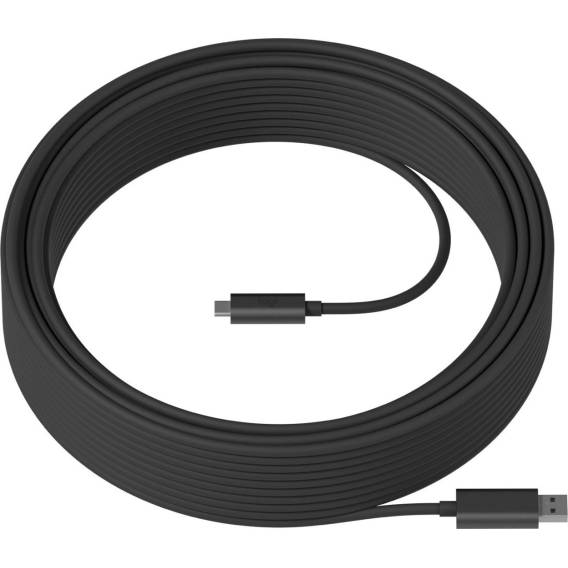 Obrázok pre Logitech 939-001799 USB kabel USB 3.2 Gen 2 (3.1 Gen 2) 10 m USB A USB C 10 Gbit/s Grafit