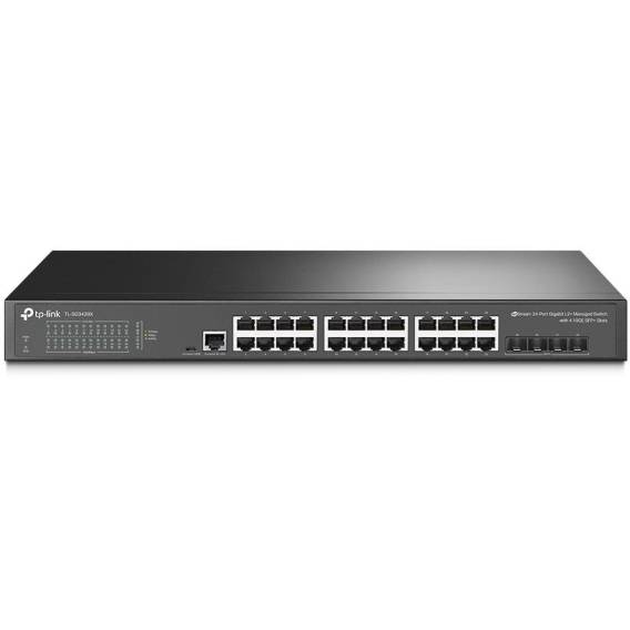 Obrázok pre TP-Link Omada SG3428X síťový přepínač Řízený L2+/L3 Gigabit Ethernet (10/100/1000) 1U Černá