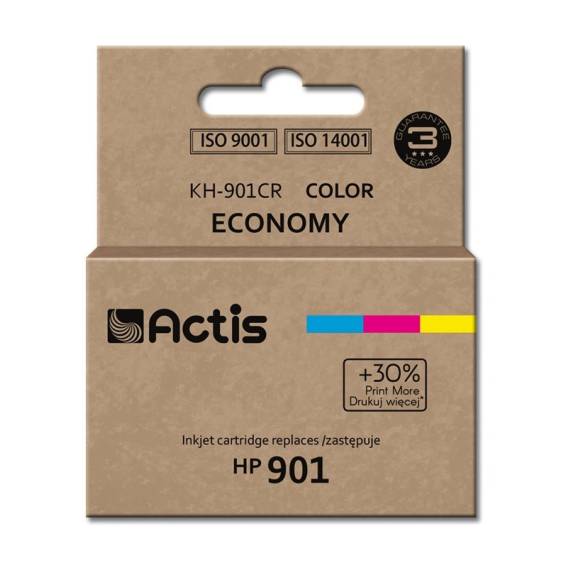 Obrázok pre Actis KH-901CR Inkoust (náhrada za HP 901 CC656AE; standardní; 21 ml; barevný)