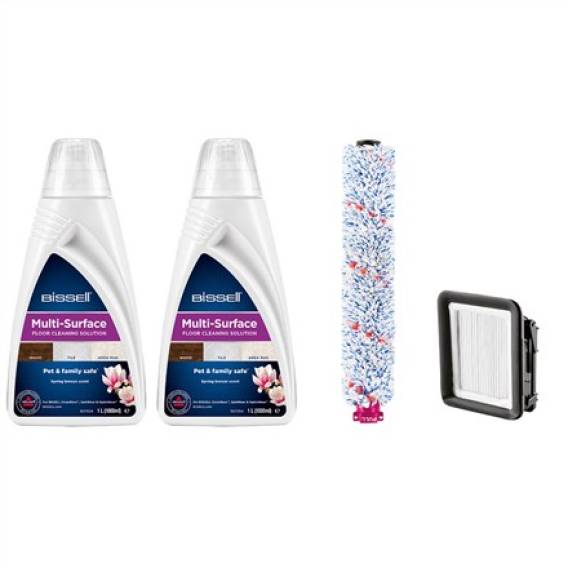 Obrázok pre Bissell | Cleaning Pack | MultiSurface (2xDetergents+Brushroll+Filter)