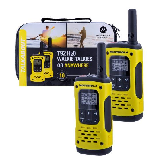 Obrázok pre MOTOROLA RADIOTELEFON T92 H2O vysílačka 16 kanálů 2 kusů Černá, žlutá