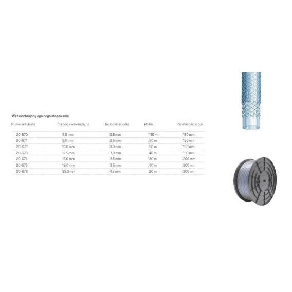 Obrázok pre GENERAL PURPOSE HOSE 16.0x3.5 30m REINFORCED