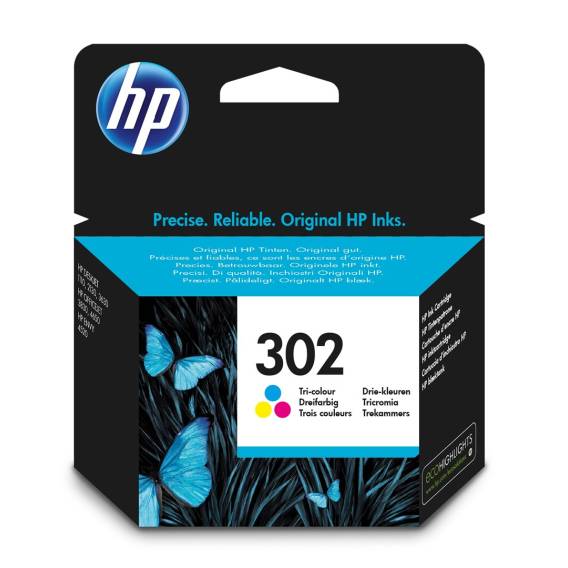 Obrázok pre HP 302 Tříbarevná originální inkoustová kazeta