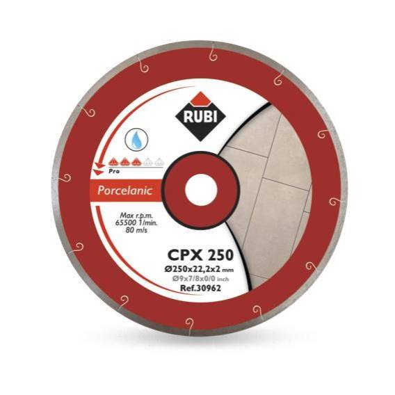 Obrázok pre RUBI CPX DIAMOND BLADE 250 x 25,4mm PRO FOR PORCELAIN STONEWARE