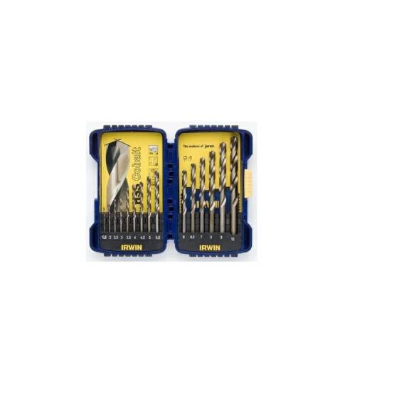 Obrázok pre IRWIN DRILL BIT SET 15pcs. COBALT 1.5-10mm