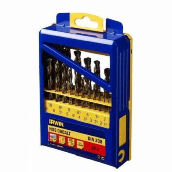 Obrázok pre IRWIN METAL DRILL BIT HSS CO SET 19pcs.