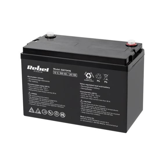 Obrázok pre 12V 100Ah Rebel Gel Battery