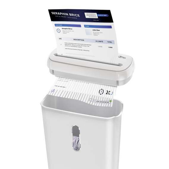 Obrázok pre WHITE SHREDDER MT223 skartovačka dokumentů a kreditních karet