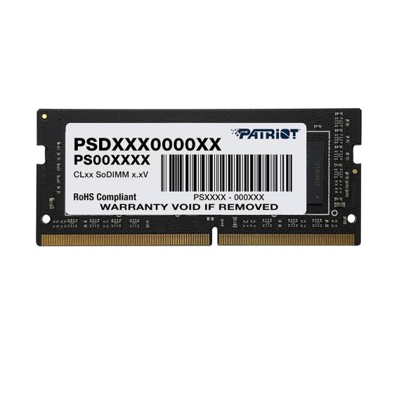 Obrázok pre Paměťový modul PATRIOT SIGNATURE DDR4 SO-DIMM 8GB 3200MHz (PSD48G32002S)