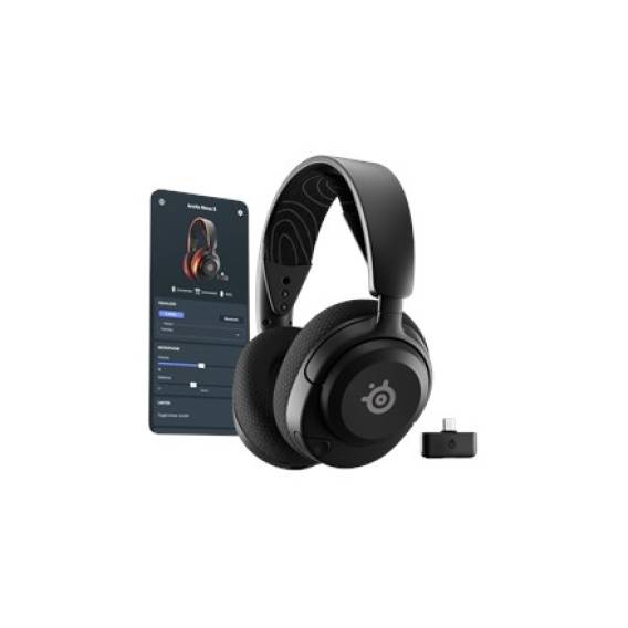 Obrázok pre Steelseries Arctis Nova 5 Sluchátka s mikrofonem Bezdrátový Přes hlavu Hraní USB typu C Bluetooth Černá