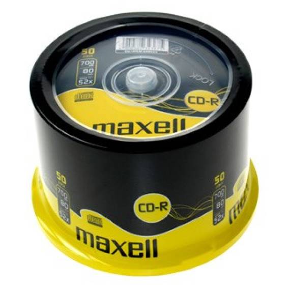 Obrázok pre Maxell MAX27051 prázdné CD CD-R 700 MB 52x 50 kusů