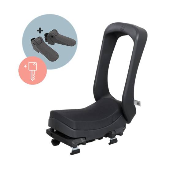 Obrázok pre URBAN IKI Junior boot seat BLACK/BLACK SET zámek na klíč