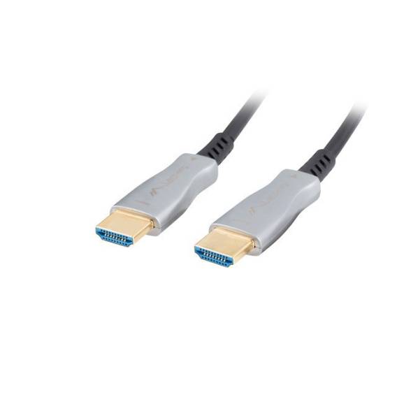 Obrázok pre Lanberg CA-HDMI-20FB-0800-BK HDMI kabel 80 m HDMI Typ A (standardní) Černá, Stříbrná