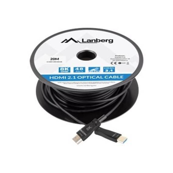 Obrázok pre Lanberg CA-HDMI-30FB-0800-BK HDMI kabel 80 m HDMI Typ A (standardní) Černá