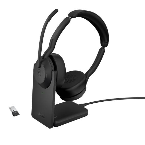 Obrázok pre Jabra Evolve2 55 Sluchátka s mikrofonem Bezdrátový Přes hlavu Kancelář / call centrum USB typu C Bluetooth