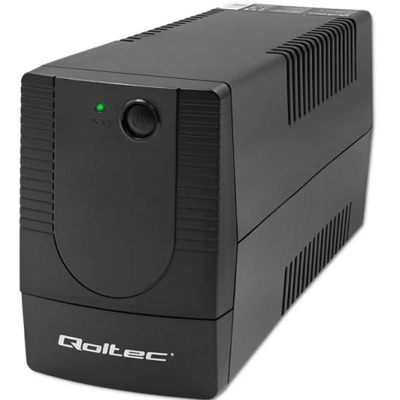 Obrázok pre Qoltec 53773 zdroj nepřerušovaného napětí Line-interaktivní 0,85 kVA 480 W 1 AC zásuvky / AC zásuvek