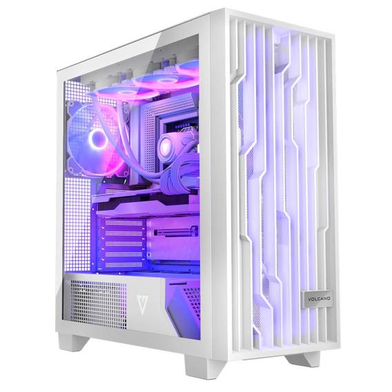 Obrázok pre Počítačová skříň MODECOM VOLCANO PERUN APEX ARGB MIDI White
