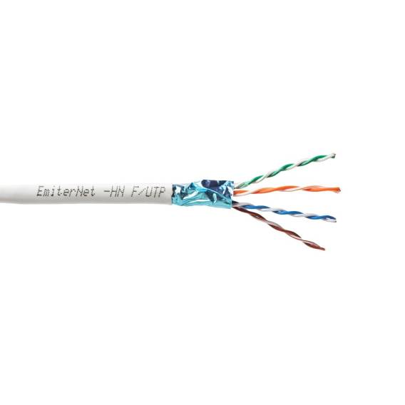Obrázok pre Emitter Net FTP (F/UTP) Cat.5e 350MHz Cable, 4x2x24 AWG Wire, PVC