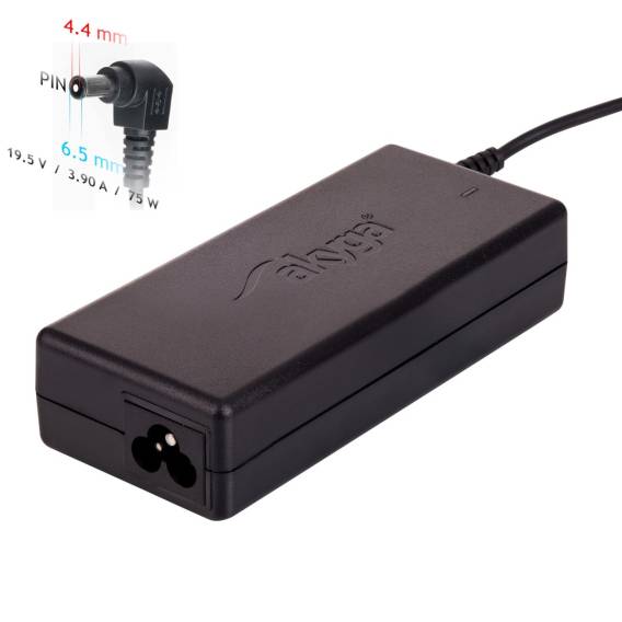 Obrázok pre Akyga AK-ND-19 zdroj/transformátor Vnitřní 75 W Černá