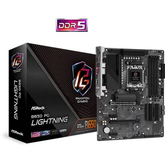 Obrázok pre Asrock B650 PG Lightning AMD B650 Zásuvka AM5 ATX