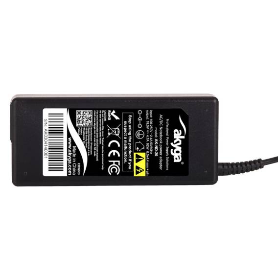 Obrázok pre Akyga AK-ND-20 zdroj/transformátor Vnitřní 92 W Černá