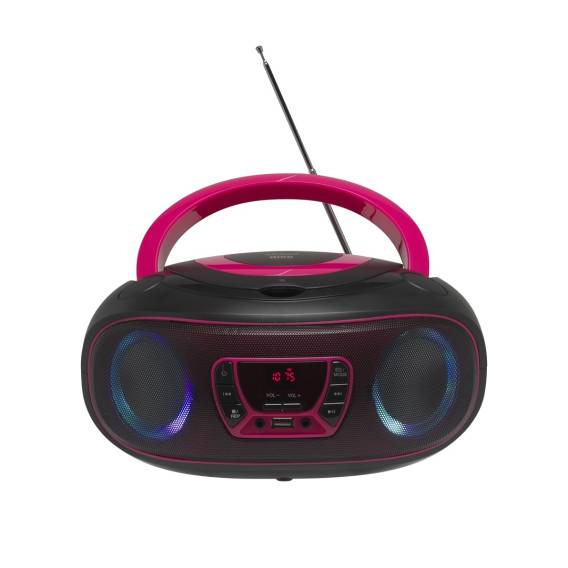 Obrázok pre Denver TCL-212BT PINK Černá, Růžová Přenosný CD přehrávač