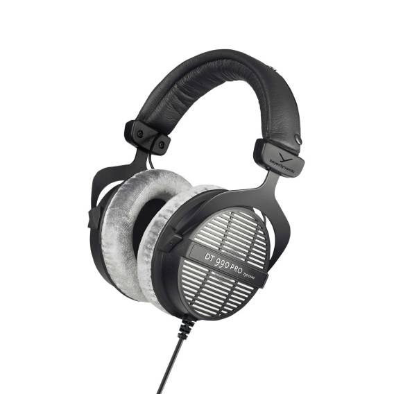 Obrázok pre Beyerdynamic DT 990 PRO Sluchátka Kabel Přes hlavu Hudba Černá, Šedá