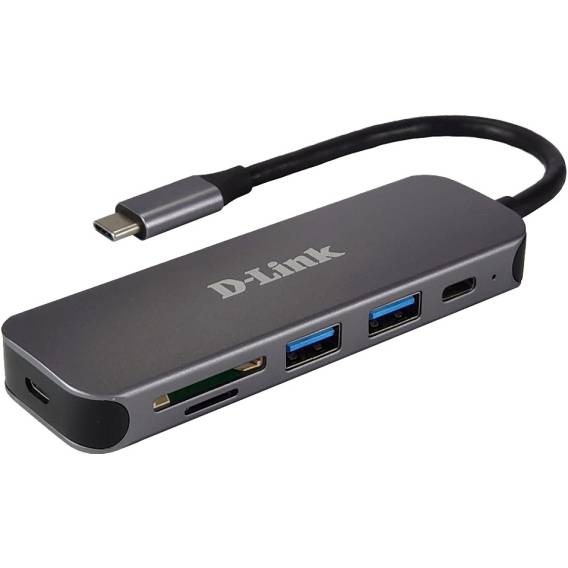 Obrázok pre D-Link DUB-2325 dokovací stanice/replikátor portů USB typu C Šedá