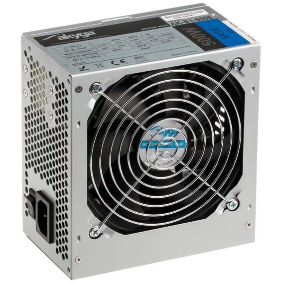 Obrázok pre Akyga AK-B1-500E napájecí zdroj 500 W 20+4 pin ATX ATX Šedá