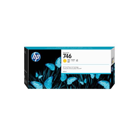 Obrázok pre HP Žlutá inkoustová kazeta 746 DesignJet, 300 ml