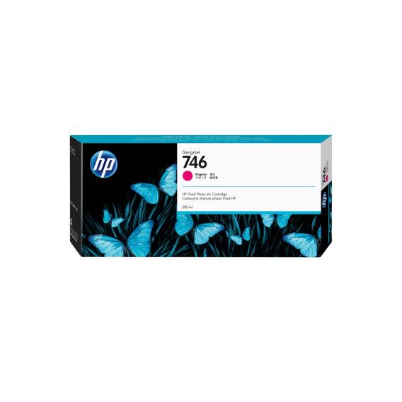 Obrázok pre HP Purpurová inkoustová kazeta 746 DesignJet, 300 ml