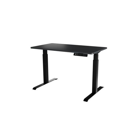 Obrázok pre Stůl s elektrickým nastavením výšky MOON 121x67x72-120 černý/antracitový