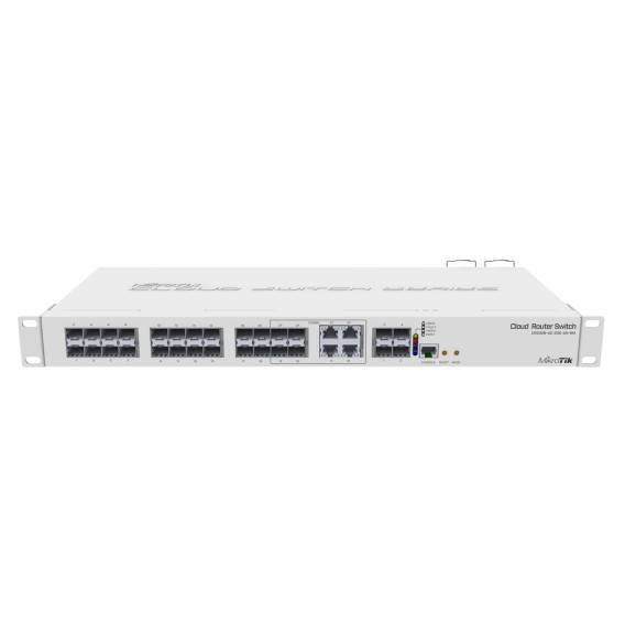 Obrázok pre Mikrotik CRS328-4C-20S-4S+RM síťový přepínač Řízený L2/L3 1U Bílá