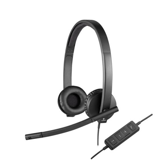 Obrázok pre Logitech H570E Sluchátka s mikrofonem Kabel Přes hlavu Kancelář / call centrum USB Typ-A Černá