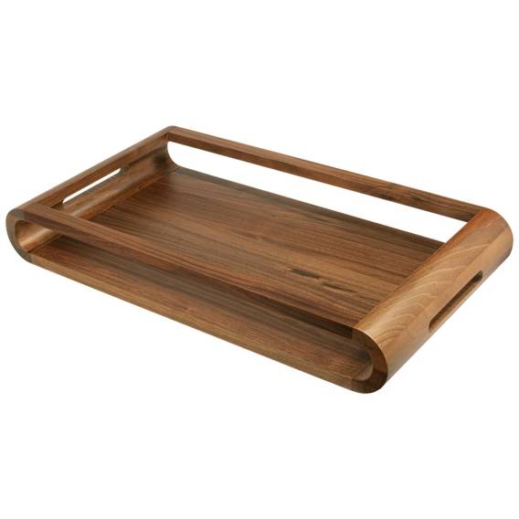 Obrázok pre ARTELEGNO VASD Dwustronna taca z drewna orzechowego 27 x 49 cm