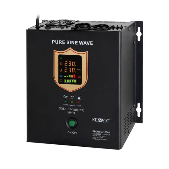 Obrázok pre Wall-mounted solar inverter KEMOT PROsolar-2500 ( 24V 230V 25000VA/1800W )