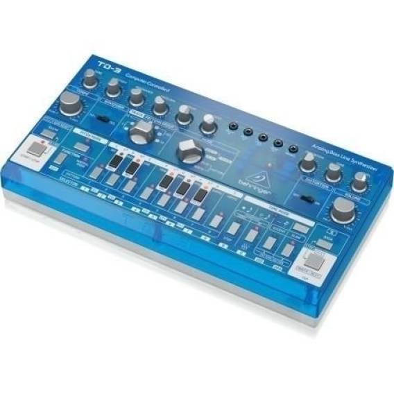 Obrázok pre Behringer TD-3-BB Syntezator linii basowej niebieski przeźroczysty