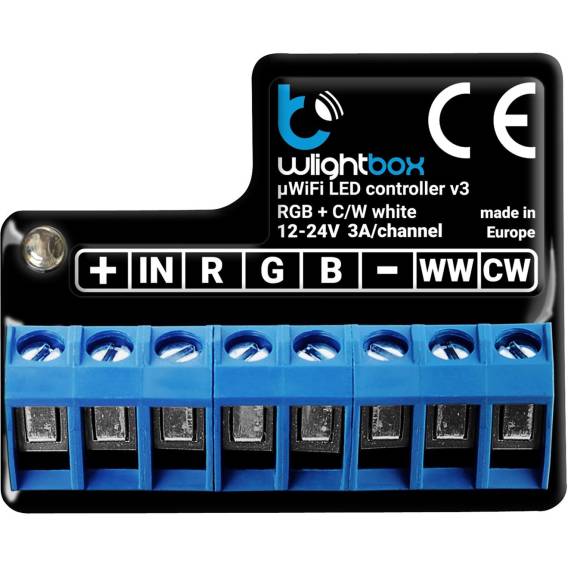 Obrázok pre BLEBOX wLightBox v3 WiFi I/O Module 1x Input binary 1x RGBW/CCT LED output