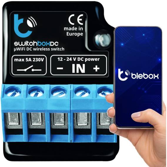 Obrázok pre Blebox switchboxdc relay module