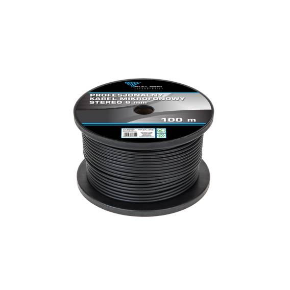 Obrázok pre Kabel mikrofonowy stereo 6mm profesjonalny