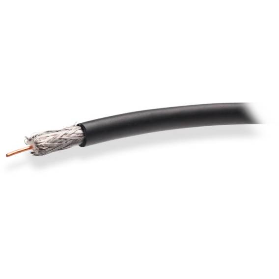 Obrázok pre COAXIAL CABLE NS100 TRI GEL-FILLED BLACK - roll 100m