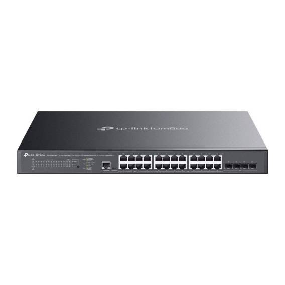 Obrázok pre TP-Link Omada SG3428XMPP síťový přepínač Řízený L2+ Gigabit Ethernet (10/100/1000) Podpora napájení po Ethernetu (PoE) 1U Černá
