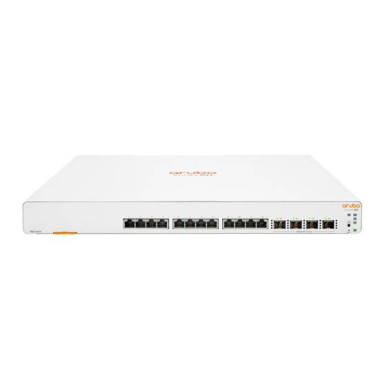 Obrázok pre HPE Aruba Networking Networking Instant On Switch 12p 10GBT 4p SFP+ 1960 Řízený L2+ 10G Ethernet (100/1000/10000) 1U Bílá
