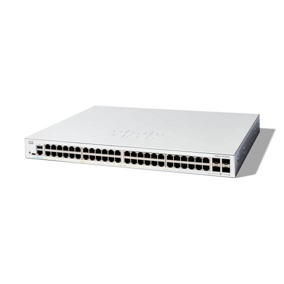 Obrázok pre Cisco C1300-48T-4G síťový přepínač Řízený L2/L3 Gigabit Ethernet (10/100/1000) Bílá