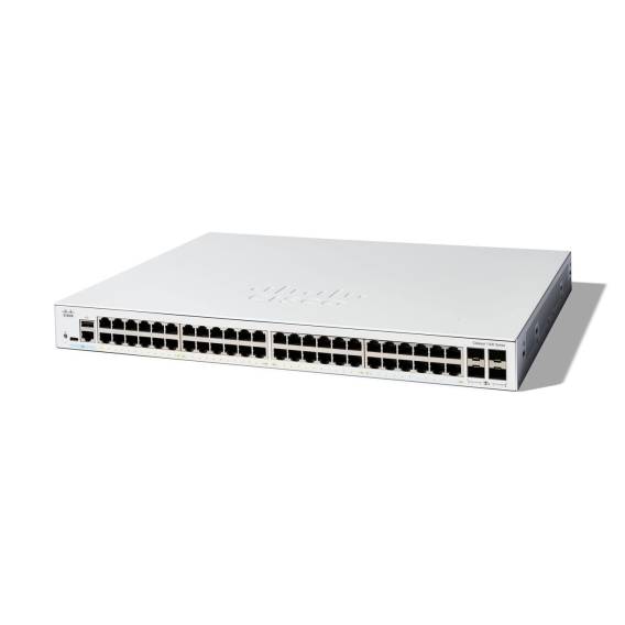 Obrázok pre Cisco C1300-48T-4X síťový přepínač Řízený L2/L3 Gigabit Ethernet (10/100/1000) Bílá