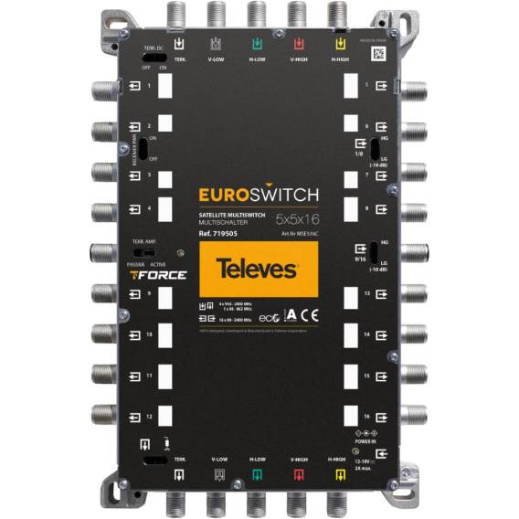 Obrázok pre EuroSwitch Televes 5x5x16 ref. 719505
