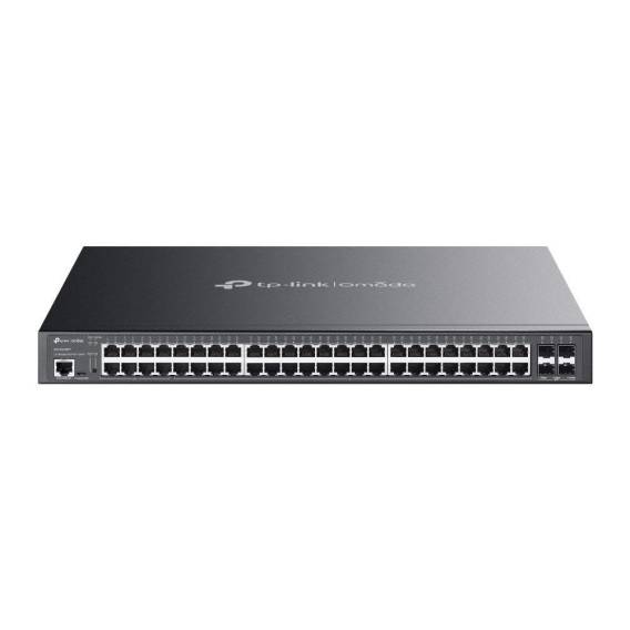 Obrázok pre TP-Link Omada SG3452XMPP síťový přepínač Řízený L2+ Gigabit Ethernet (10/100/1000) Podpora napájení po Ethernetu (PoE) 1U Černá